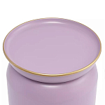 Журнальный столик круглый сиреневого цвета Noticeable Element варинант исполнения - 2 | Loft Concept в Орле