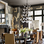 Обои ручная роспись в стиле Арт-деко Symphony Original colourway on Arkose silk dupion варинант исполнения - 2 | Loft Concept в Орле