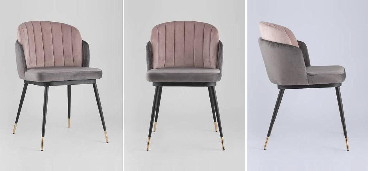 Стул Penelope Chair Серый цвет Стул Penelope Chair Серый цвет - Loft-Concept в Орле