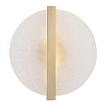 Бра с белым матовым стеклянным плафоном круглой формы Soft Glow Harmony варинант исполнения - 2 | Loft Concept в Орле