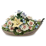 Статуэтка фарфоровая Лодка с цветами Charming Statuette варинант исполнения - 1 | Loft Concept в Орле