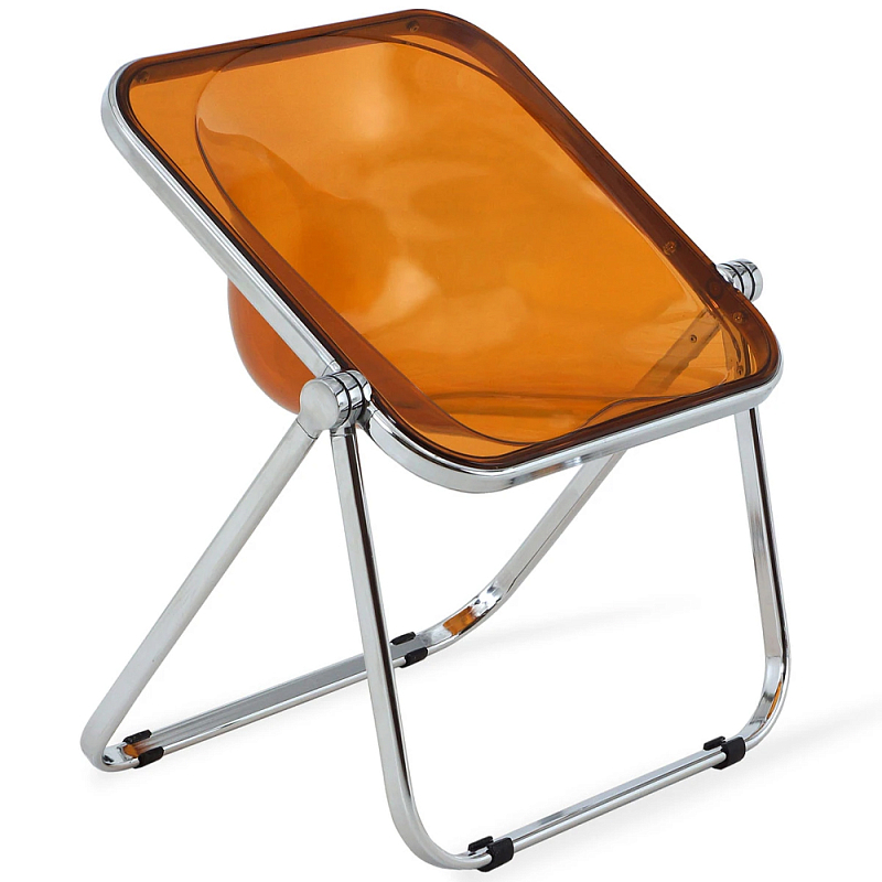 Складной стул Fresh Chair Оранжевый Хром Складной стул Fresh Chair Оранжевый Хром в Орле | Loft Concept