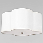 Потолочный светильник с белым волнистым плафоном из ткани Vitorino варинант исполнения - 1 | Loft Concept в Орле