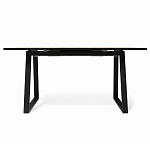 Стол обеденный раздвижной с прямоугольной бежевой столешницей Magali варинант исполнения - 3 | Loft Concept в Орле