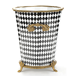 Фарфоровое кашпо Black and white square варинант исполнения - 3 | Loft Concept в Орле