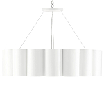 Люстра круглая фактурная в сочетании белого и золотого цвета Wide Stripes of Ribbon варинант исполнения - 2 | Loft Concept в Орле