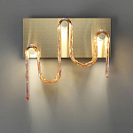 Бра волнистой формы из фактурного стекла Big Wave варинант исполнения - 7 | Loft Concept в Орле