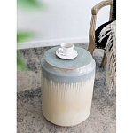 Керамический Табурет в оттенках бежевого и голубого цветов Gradient Stool варинант исполнения - 4 | Loft Concept в Орле