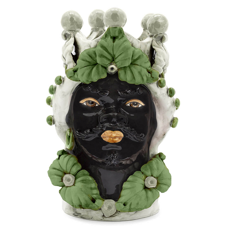 Ваза VASE MORO MAN EVE Green Зеленый Ваза VASE MORO MAN EVE Green Зеленый в Орле | Loft Concept