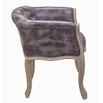 Кресло низкое в стиле прованс Louis French Armchair brown варинант исполнения - 2 | Loft Concept в Орле