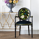 Стул с подлокотниками из бука с изображением птицы и цветов Blooming Birds варинант исполнения - 2 | Loft Concept в Орле