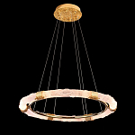 Люстра в форме кольца с золотым декором Warm Heavenly Light варинант исполнения - 5 | Loft Concept в Орле