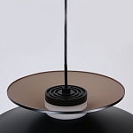 Подвесной светильник черного цвета из металла Obsidian Touch варинант исполнения - 3 | Loft Concept в Орле