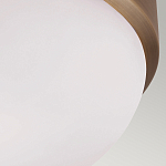 Потолочный светильник круглой формы с белым выпуклым матовым плафоном Feiss варинант исполнения - 4 | Loft Concept в Орле