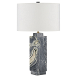 Настольная лампа с корпусом из серого мрамора Breathtaking View варинант исполнения - 4 | Loft Concept в Орле