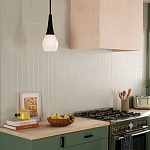 Подвесной светильник каплевидной формы с комбинированным плафоном из стали и белого матового стекла Kichler варинант исполнения - 7 | Loft Concept в Орле