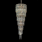 Люстра многоярусная каскадная с хрустальными подвесками Roul Crystal Light варинант исполнения - 4 | Loft Concept в Орле