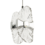 Подвесной светильник из хрусталя Fleuretta Crystal Chrome Hanging Lamp варинант исполнения - 1 | Loft Concept в Орле