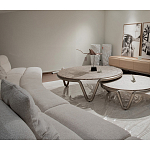 Стол журнальный круглый с узором Table Hypontic Pattern варинант исполнения - 7 | Loft Concept в Орле