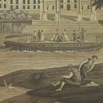 Обои ручная роспись Monuments of Paris Eau Forte on antique scenic Xuan paper варинант исполнения - 1 | Loft Concept в Орле