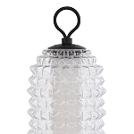 Настольная лампа с прозрачным факутрным стеклянным плафоном Sonora варинант исполнения - 3 | Loft Concept в Орле