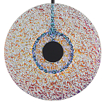 Подвесной светильник из фактурного двойного стекла Heterochromia варинант исполнения - 3 | Loft Concept в Орле