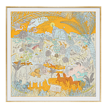 Картина Hermes Le Carnaval des Animaux Orange варинант исполнения - 1 | Loft Concept в Орле