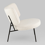 Мини-кресло District Lounge букле белый варинант исполнения - 2 | Loft Concept в Орле