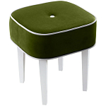 Квадратный мягкий пуф на белых ножках Winton Pouf Square варинант исполнения - 1 | Loft Concept в Орле