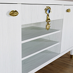 Комод-буфет Elsa Dreams White с открытыми полками   варинант исполнения - 5 | Loft Concept в Орле
