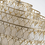 Люстра многоярусная с декором из натуральной морской ракушки Iridescent Light варинант исполнения - 7 | Loft Concept в Орле