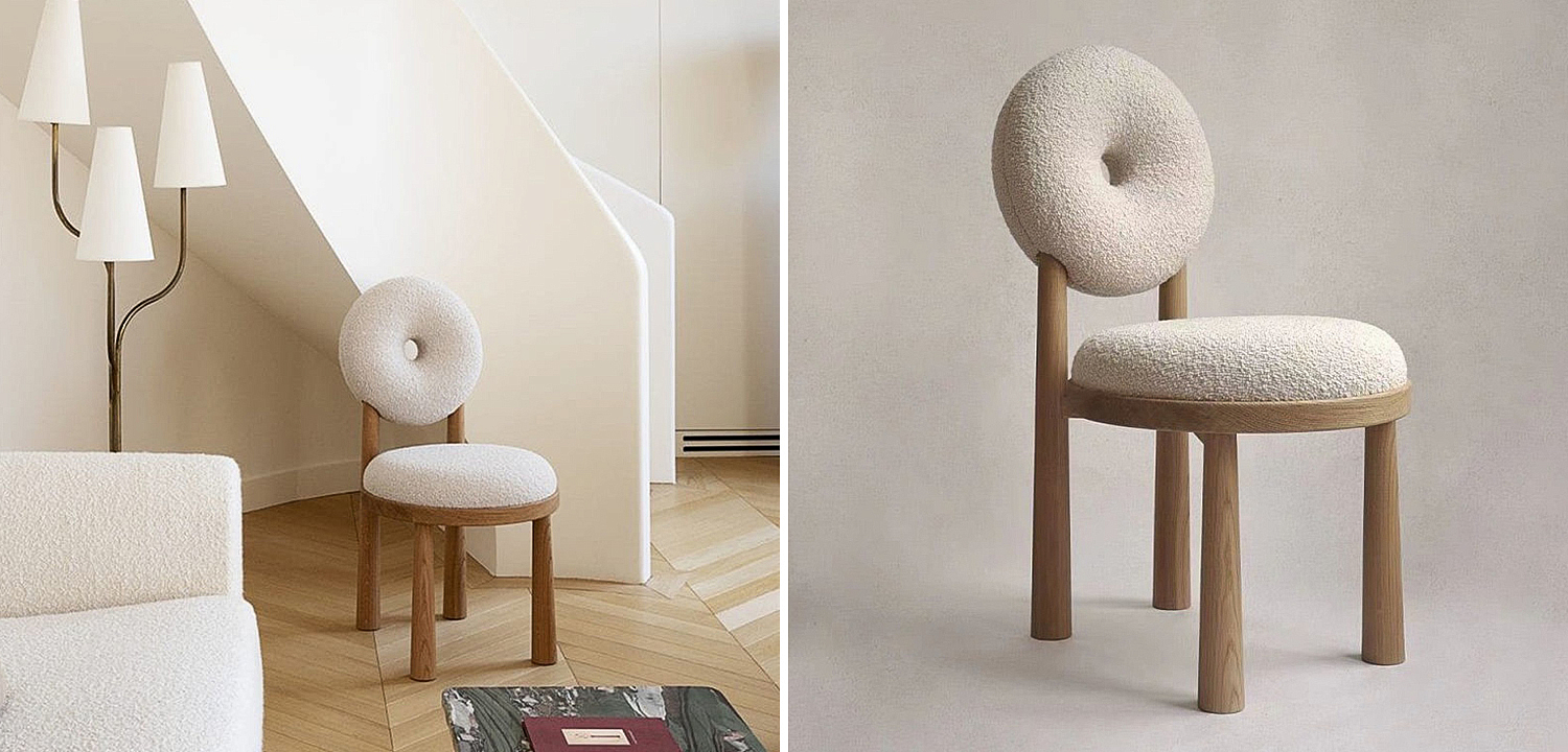 Стул Bagel Boucle Chair Стул Bagel Boucle Chair - Loft-Concept в Орле