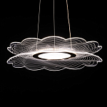 Люстра с прозрачным волнистым плафоном в форме цветка Ethereal Bloom варинант исполнения - 6 | Loft Concept в Орле