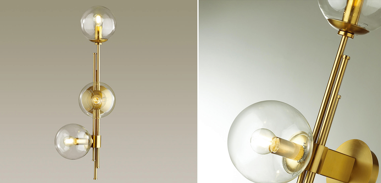 Бра TRILOGY WALL SCONCE Clear glass 70 Бра TRILOGY WALL SCONCE Clear glass 70 - Loft-Concept в Орле