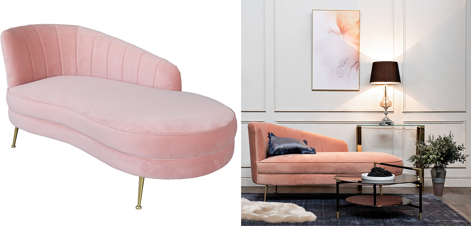Кушетка Pink Velur Кушетка Pink Velur - Loft-Concept в Орле
