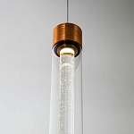 Подвесной светильник золото Sparkling Bubbles Tube Gold Hanging Lamp варинант исполнения - 5 | Loft Concept в Орле