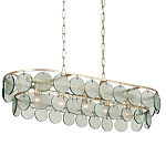Люстра овальной формы с каскадом из декоративных элементов Harmony of Light варинант исполнения - 2 | Loft Concept в Орле