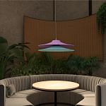 Подвесной вязаный светильник в двухцветном исполнении «Двойной Токио»  варинант исполнения - 2 | Loft Concept в Орле