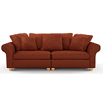 Мебельная ткань Шенилл терракотовый цвет 138 см T4-44 варинант исполнения - 4 | Loft Concept в Орле