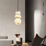 Подвесной светильник с фигурными плафонами Stone Triad варинант исполнения - 4 | Loft Concept в Орле