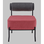 Кресло Ponpoun тёмно-серый бордо варинант исполнения - 4 | Loft Concept в Орле