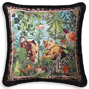 Подушка Philipp Plein Cushion Silk Exotic 70 x 70