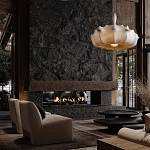 Подвесной светильник с белым фигурным абажуром и мягкими волнистыми краями Cloud Motion  варинант исполнения - 21 | Loft Concept в Орле