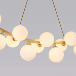 Люстра подвесная с белыми лампами в форме шара Felicitat варинант исполнения - 2 | Loft Concept в Орле