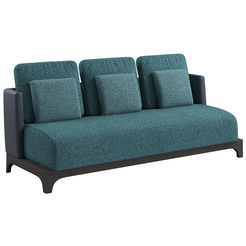 Современный Диван Belmont Sofa Бирюзовый Черный Современный Диван Belmont Sofa Бирюзовый Черный в Орле | Loft Concept