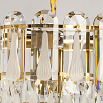 Люстра многоярусная с овальными прозрачными подвесками 36 см Harmonica варинант исполнения - 6 | Loft Concept в Орле