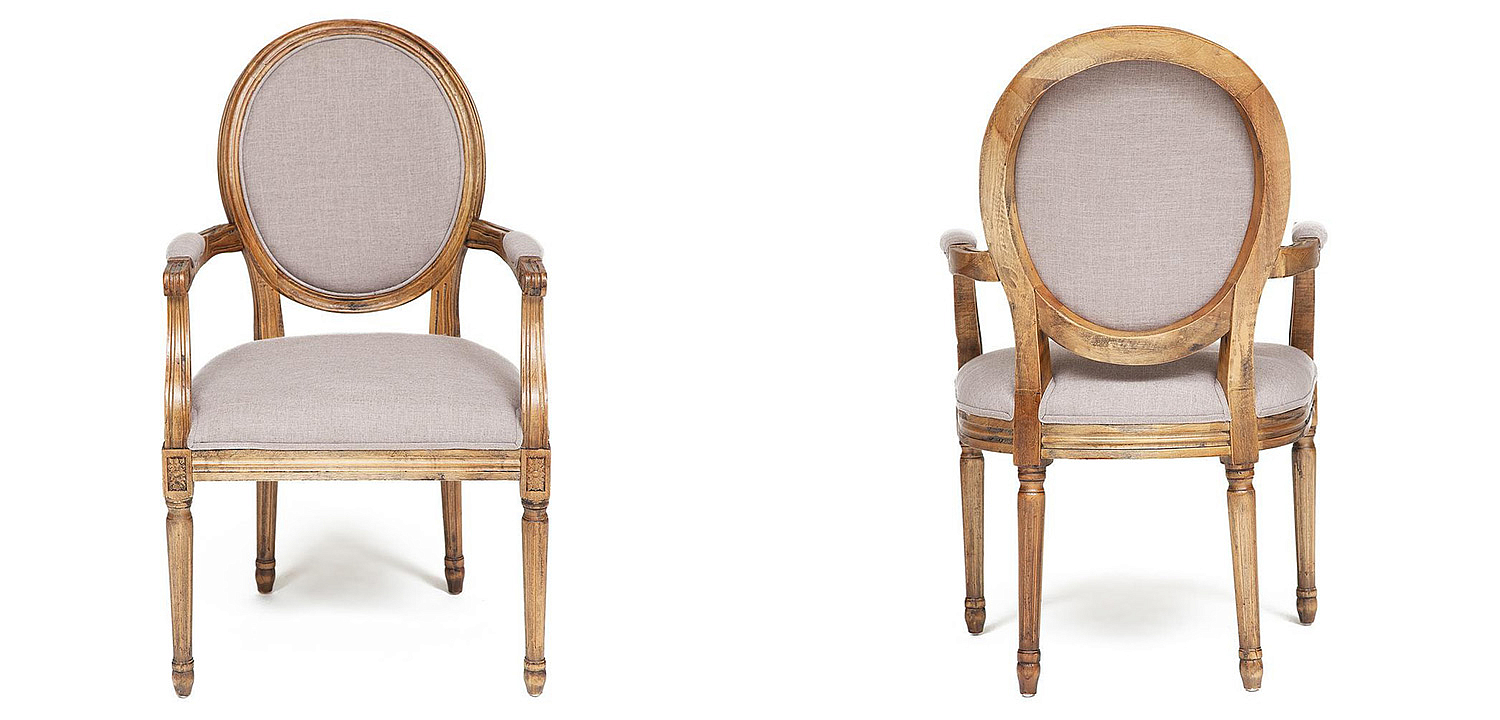 Стул French armchair Provence gray Стул French armchair Provence gray - Loft-Concept в Орле