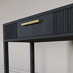 Элегантная Консоль Primo с выдвижным ящиком Черный дуб варинант исполнения - 4 | Loft Concept в Орле