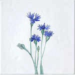 Плитка с узором Васильки варинант исполнения - 2 | Loft Concept в Орле