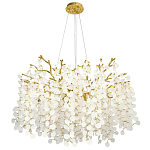 Люстра с круглыми хрустальными подвесками Fairytree Gold Crystal Branches Chandelier 10 варинант исполнения - 2 | Loft Concept в Орле